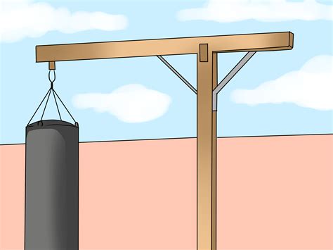 two metal poles to hld boxing setup|Build Your Own Punching Bag Stand at Home: Easy DIY Tips.